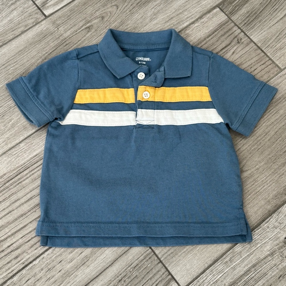 Gymboree Short Sleeve Polo, boy, 6-12months